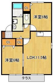 ジュネスK Bの間取り画像