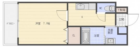 アセント舟入の間取り画像