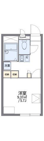 レオパレスU M Eの間取り画像