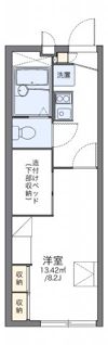 レオパレスヴィラ ステップインの間取り画像