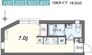 クレアトール豊島園の間取り画像