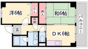 ミモザの館の間取り画像