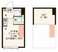 ハーモニーテラス・Aspire Premioの間取り画像