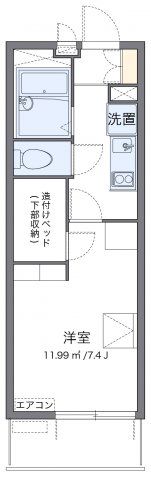 レオパレスガーデンハウス Wの間取り画像