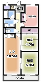 クーリエ70の間取り画像