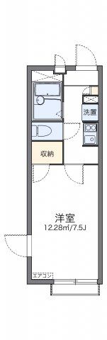 レオパレスシュークルの間取り画像