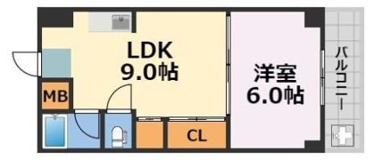 シャトー冨士の間取り画像