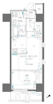 アルファレジデンシア南千住の間取り画像