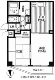 セザール衣笠公園の間取り画像