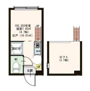 リバティコート千歳船橋の間取り画像