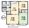 シャトレ庄内 A棟の間取り画像
