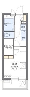 レオパレスクロスロード岸部の間取り画像