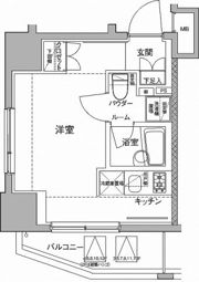 セジョリ北千住ノワールの間取り画像