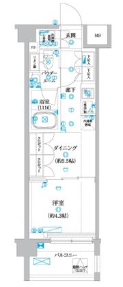 セジョリ押上の間取り画像