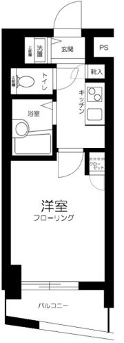 スカイコート後楽園EASTの間取り画像