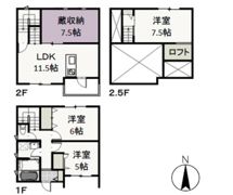 プリムラ Eの間取り画像