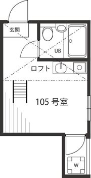 アネックス元住吉の間取り画像