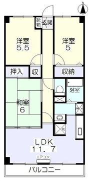スカール十日市西町の間取り画像