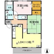 パインズコート新居 C棟の間取り画像