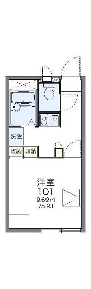 レオパレスFITの間取り画像