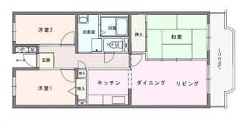フォーレスト城北B棟の間取り画像