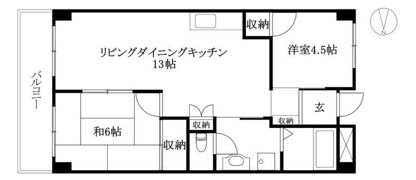 メゾンジュネスの間取り画像
