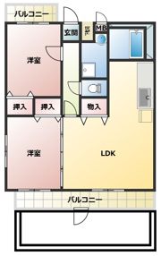 シャトー・ヴェレゾンⅠの間取り画像