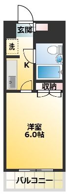 アビタシオン根岸Ⅱの間取り画像