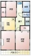 澤野貸住宅Ⅱの間取り画像