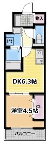 クローバー・レジデンス城東放出の間取り画像