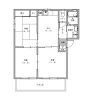ラ・パルテール兼基弐番館の間取り画像