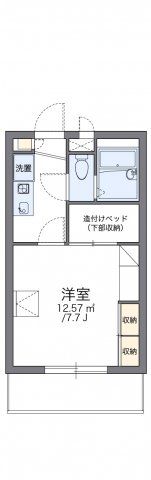 レオパレス川添Ⅱの間取り画像