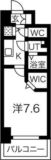ワールドアイ天王寺ミラージュⅡの間取り画像