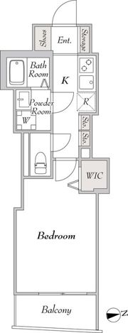 プルミエ市谷薬王寺の間取り画像