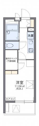 レオパレス海老川ハイツの間取り画像