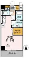 スティングレイつるまの間取り画像