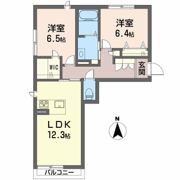 レフィナード桑原の間取り画像