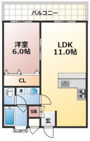 西興ビルの間取り画像