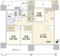 グランドメゾン池下ザ・タワーの間取り画像