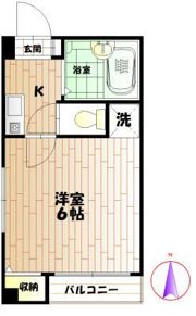 カーサ・コテーリオ中野の間取り画像