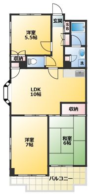 エレガンスチトセの間取り画像