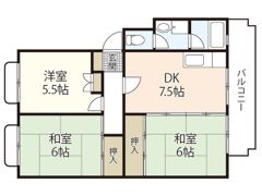 第2仁井田マンションの間取り画像