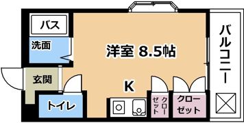 グランドハイツ柴原 A棟の間取り画像