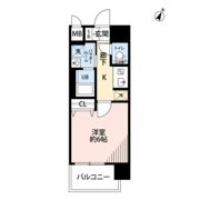 サムティ北梅田VESSELの間取り画像