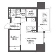 コンフォリア・リヴ本町WEST Qの間取り画像