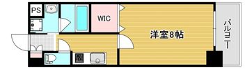 ロイヤルカーサ東天満の間取り画像