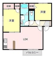 グレースヒルズⅠの間取り画像