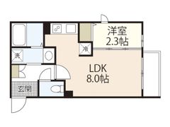 月光南観音六番館の間取り画像