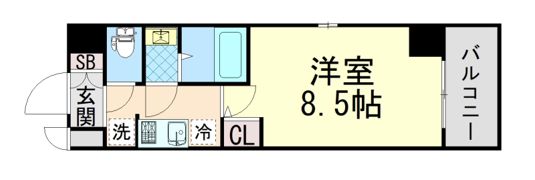 ファーストフィオーレ東灘の間取り画像