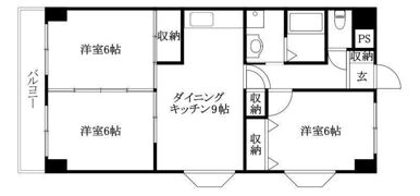 ファミール空港通の間取り画像